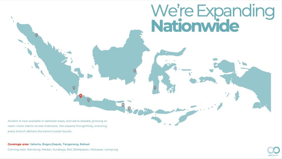Indonesia coverage map